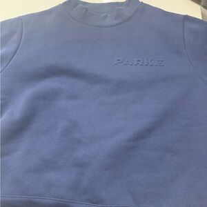 PARKE Embossed mock neck